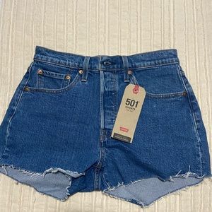 501® Original Womens Shorts in Jive Stonewash